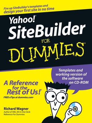 cover image of Yahoo! SiteBuilder For Dummies